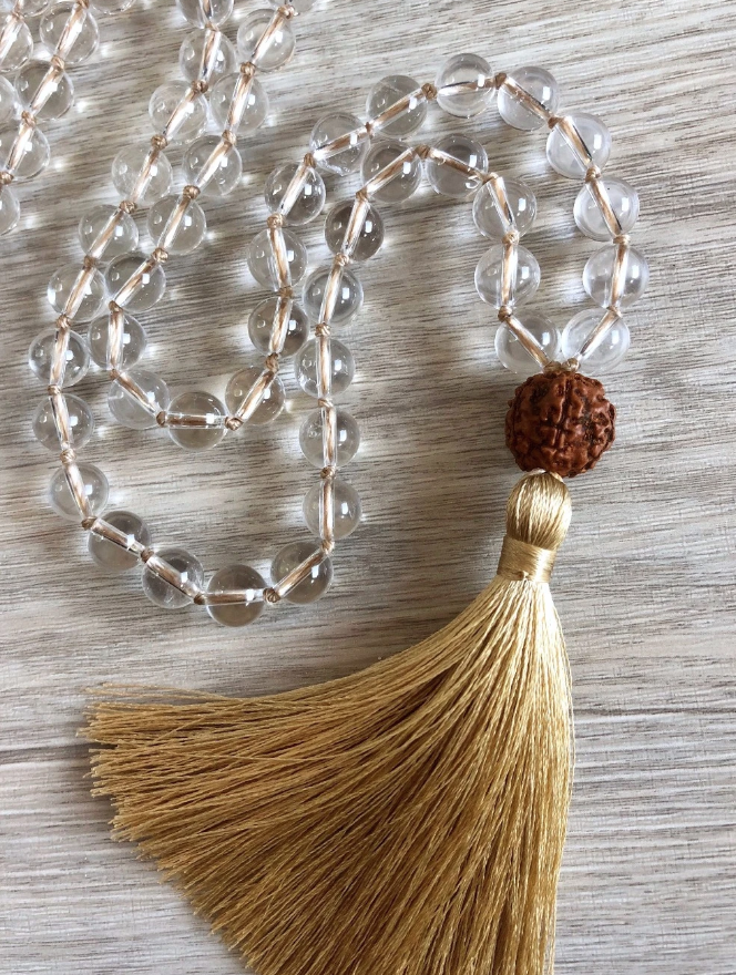 Master Healer - Clear Quartz Mala
