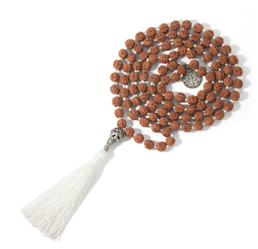 White Rudraksha mala for yogis